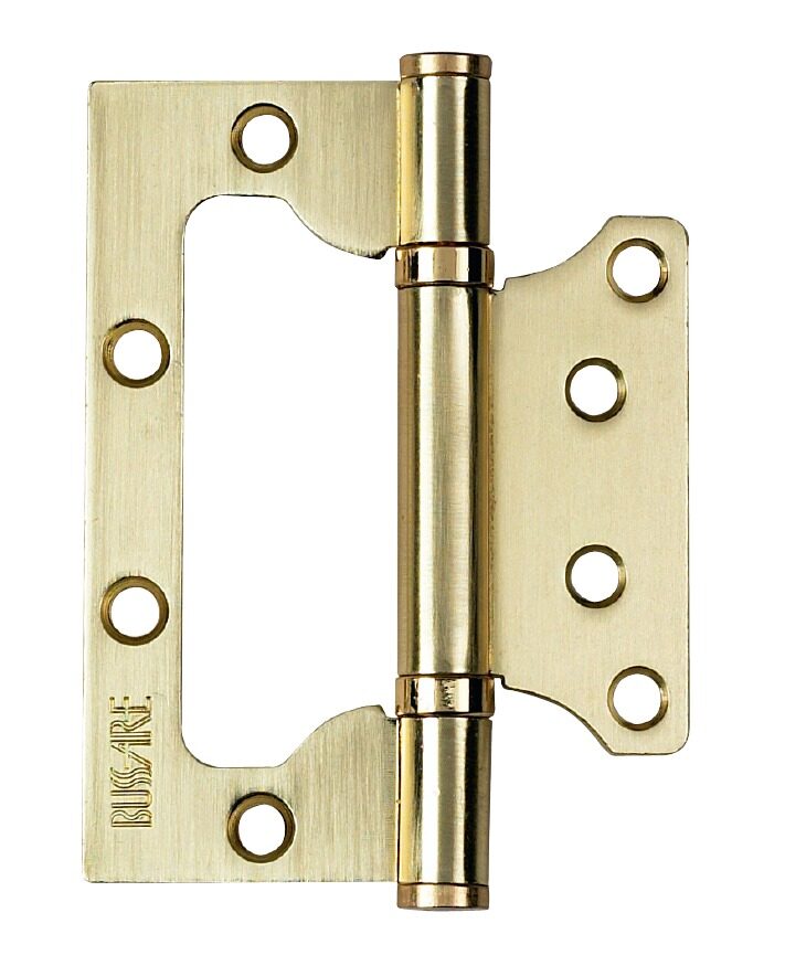 Петли накладные универсальные Bussare B020-U 100X75X2.5-2BB Золото матовое